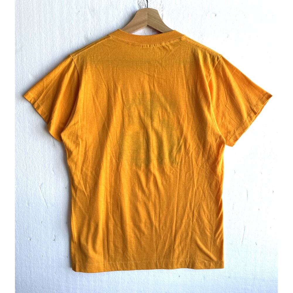 NWOT VTG 1983 Washington Redskins Superhogs Shirt Large Single Stitch NFL Yellow - Picture 3 of 8